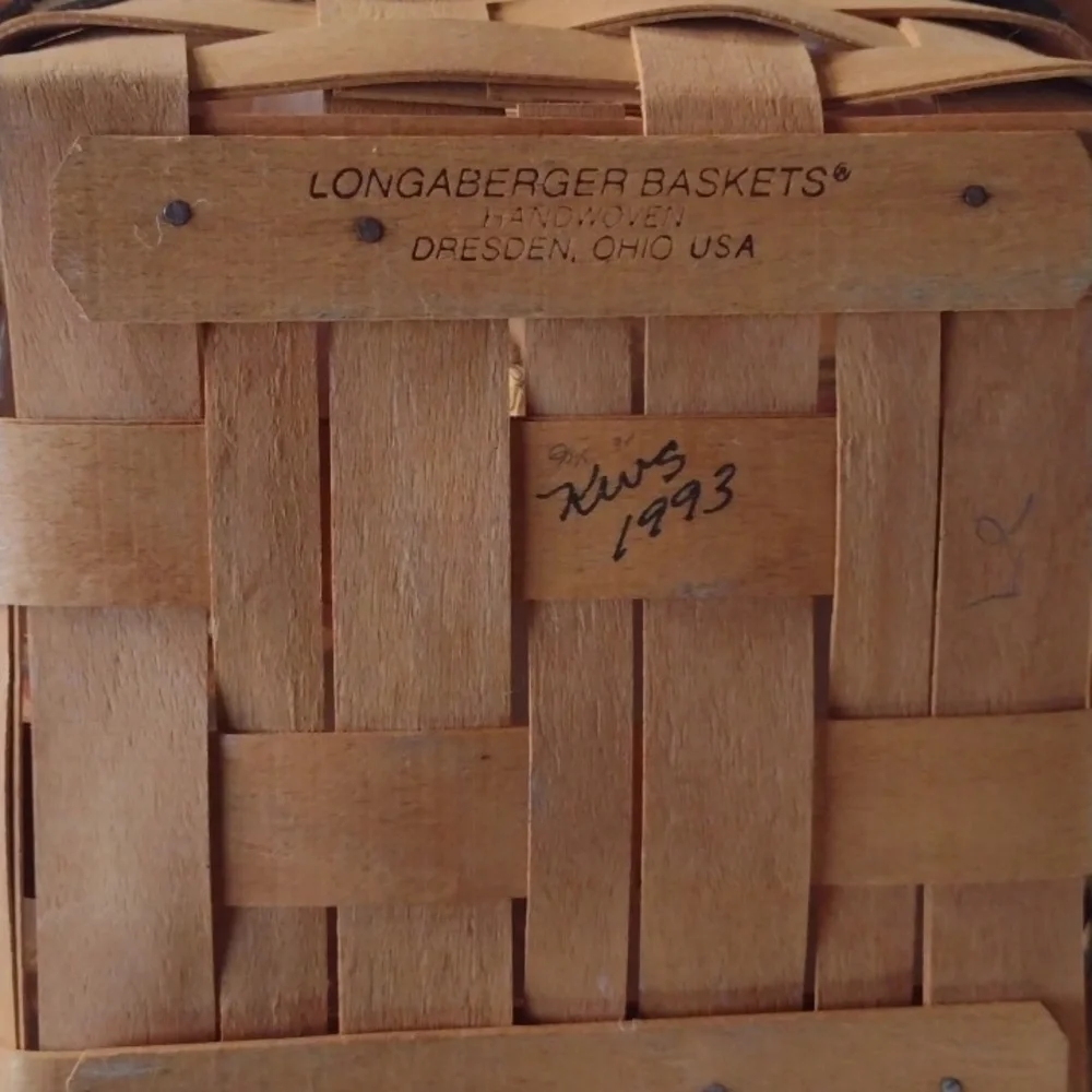 Set of Four Longaberger Woven Baskets